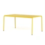 TipToe - Panorama Table de jardin, 160 x 90 cm, sun yellow