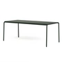 TipToe - Panorama Table de jardin, 190 x 90 cm, forest green
