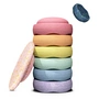 Stapelstein® - Spring Special Rainbow Set pastel, multicolore (set de 8), (Bord + Mini Original)