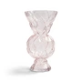 & klevering - Vase en verre Rhombic, rose