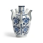 & klevering - Tulip Vase Atlas, bleu / blanc