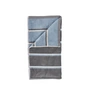 Zone Denmark - Serviette de bain Sauna, 70 x 140, Grey / Blue Fog / Soft Grey