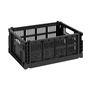 HAY - Colour Crate Corbeille M, 34,5 x 26,5 cm, black, recycled, exclusiv