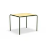 HOUE - AVANTI Outdoor Table de repas, 98 x 83 cm, pin / vert olive