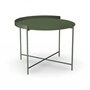 HOUE - EDGE Table d'appoint Ø62, vert olive