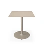 HOUE - Pico Table de jardin, 70 x 70 cm, piétement rond, beige