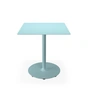 HOUE - Pico Table de jardin, 70 x 70 cm, piétement rond, bleu glacier