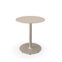 HOUE - Pico Table de jardin, Ø 64 cm, piétement rond, beige