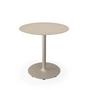 HOUE - Pico Table de jardin, Ø 74 cm, piétement rond, beige