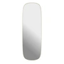 Muuto - Framed Mirror, 150 x 50 cm, jaune clair / verre transparent