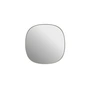 Muuto - Framed Mirror, 40 x 40 cm, gris / verre transparent