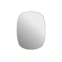 Muuto - Framed Mirror , petit, jaune clair / verre clair