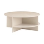 Muuto - Halves Table basse, light taupe terrazzo