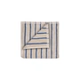 Blomus - Arto Serviette 100 x 50 cm, rayures fines, moonbeam / mazarine blue