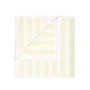 Blomus - Arto Serviette de bain, 140 x 70 cm, rayures larges, white / transparent yellow