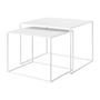 Blomus - Fera Table d'appoint, L, blanc (set de 2)