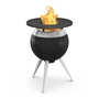 höfats - MOON 55 Set de grillades plancha haut, acier inoxydable / noir