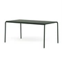 TipToe - Table de jardin « Panorama », 160 x 90 cm, vert forêt