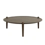 Design House Stockholm - Aria Table d'appoint low, Ø 50 x 37 cm, chêne foncé