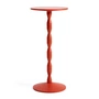 Design House Stockholm - Pedestal Table d'appoint, rouge-orange