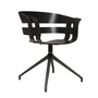 Design House Stockholm - Wick Chair Wood, chêne noir / acier noir