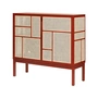 Design House Stockholm - Air Sideboard avec jambes, rouge