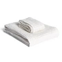 The Organic Company - Big Waffle Serviette, set cadeau, blanc nature