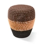 POLSPOTTEN - Dot tabouret, rayé, marron foncé