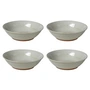 Broste Copenhagen - Bol « Grød », Ø 17 x H 5 cm, couleur sable (lot de 4)