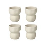 Broste Copenhagen - Tasses « Limfjord » 200 ml, beiges (lot de 4)