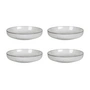 Broste Copenhagen - Bol profond « Nordic Sand », Ø 22,5 x H 4,8 cm (lot de 4)