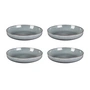 Broste Copenhagen - Bol profond « Nordic Sea », Ø 22,5 x H 4,8 cm (lot de 4)