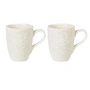 Broste Copenhagen - Tasses à anse « Nordic Vanilla », 25 cl (lot de 2)