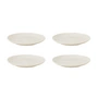Broste Copenhagen - Assiettes à dessert « Nordic Vanilla », Ø 20 cm (lot de 4)