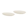 Broste Copenhagen - Plateau de service « Nordic Vanilla », 22 x 13,6 cm (lot de 2)