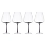 Broste Copenhagen - Verre à vin rouge « Smoke », 650 ml, gris (lot de 4)