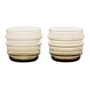 Marimekko - Verre à eau « Sukat Makkaralla » 200 ml, marron (lot de 2)