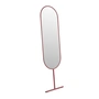 Zuiver - Tess Miroir sur pied ovale, burgundy red