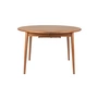 Zuiver - Twist Table de salle à manger Ø 120 / 160 cm, noyer