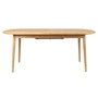Zuiver - Twist Table de salle à manger 185 / 240 x 90 cm, chêne