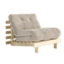 Karup - Roots Fauteuil-lit 90 cm, pin naturel / soft cream (550)