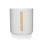 Design Letters - Tasse en porcelaine AJ I, beige / blanc