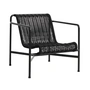 HAY - Palissade Cord Lounge Chair Low, anthracite