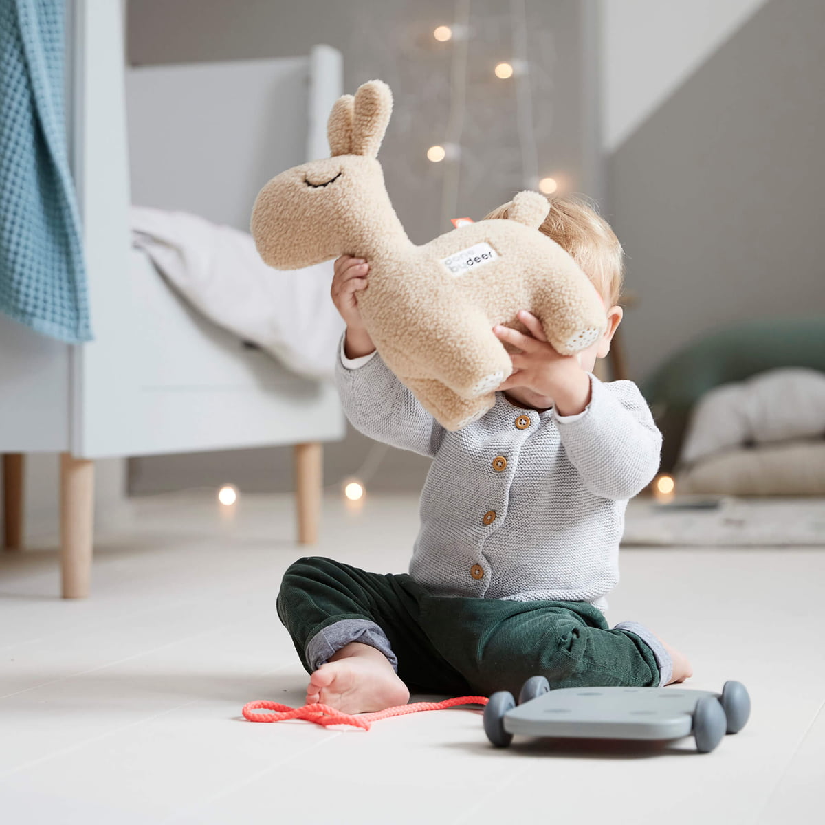 Mini hochet pour bébé - Lalee le lama - Done by Deer