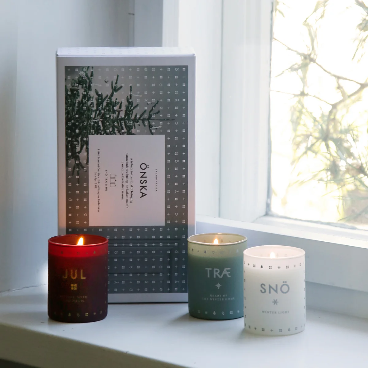 Set de bougies Mini Önska Set de 3 bougies de Skandinavisk