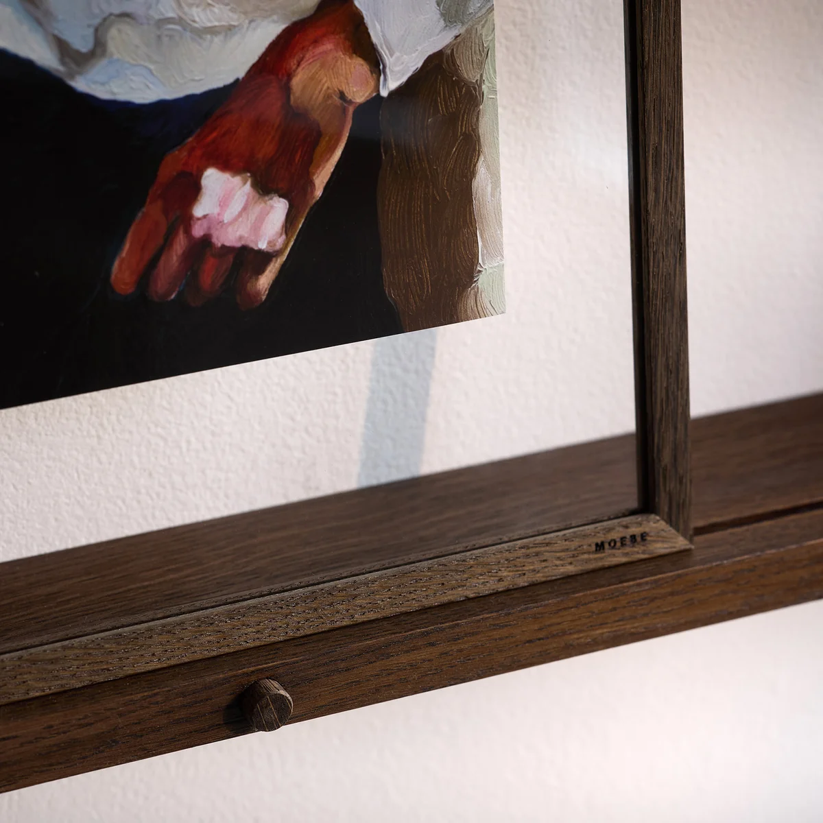 Moebe - Gallery Shelf 115 cm, chêne fumé