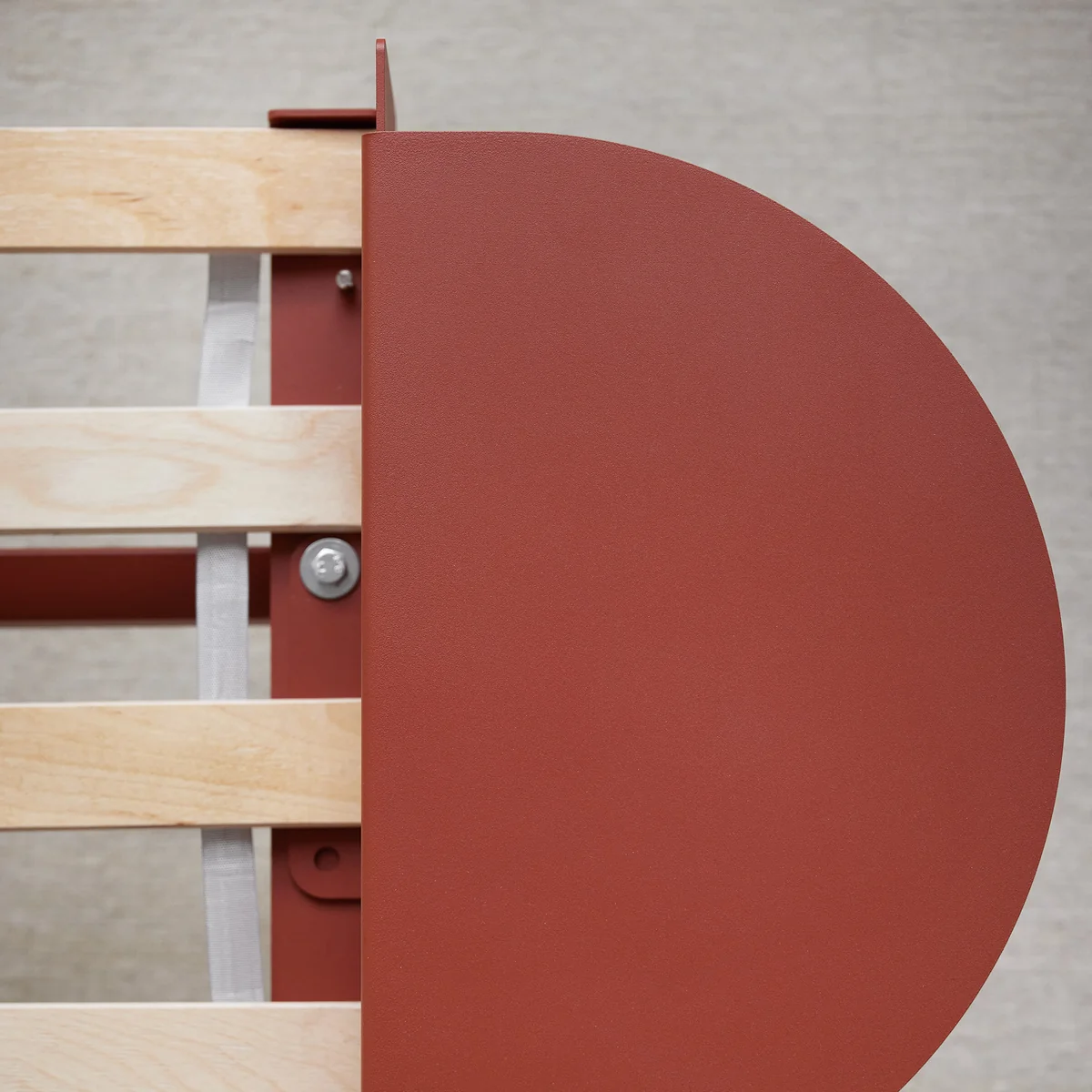 Moebe - Lit avec table de nuit, terracotta