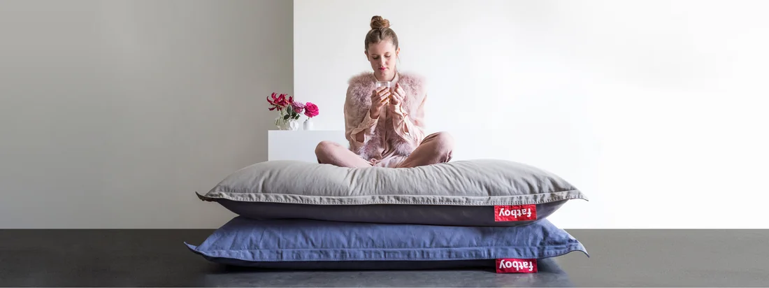 Fatboy - Beanbag - Série fabricant - Information produit - Original blanchi à la chaux - Tête de bannière