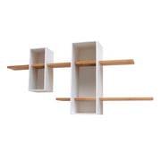 Edition Compagnie - étagère Max, blanche / hêtre