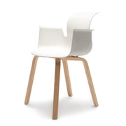 Flötotto – Chaise à accoudoirs Pro 6, châssis en bois avec 4 pieds